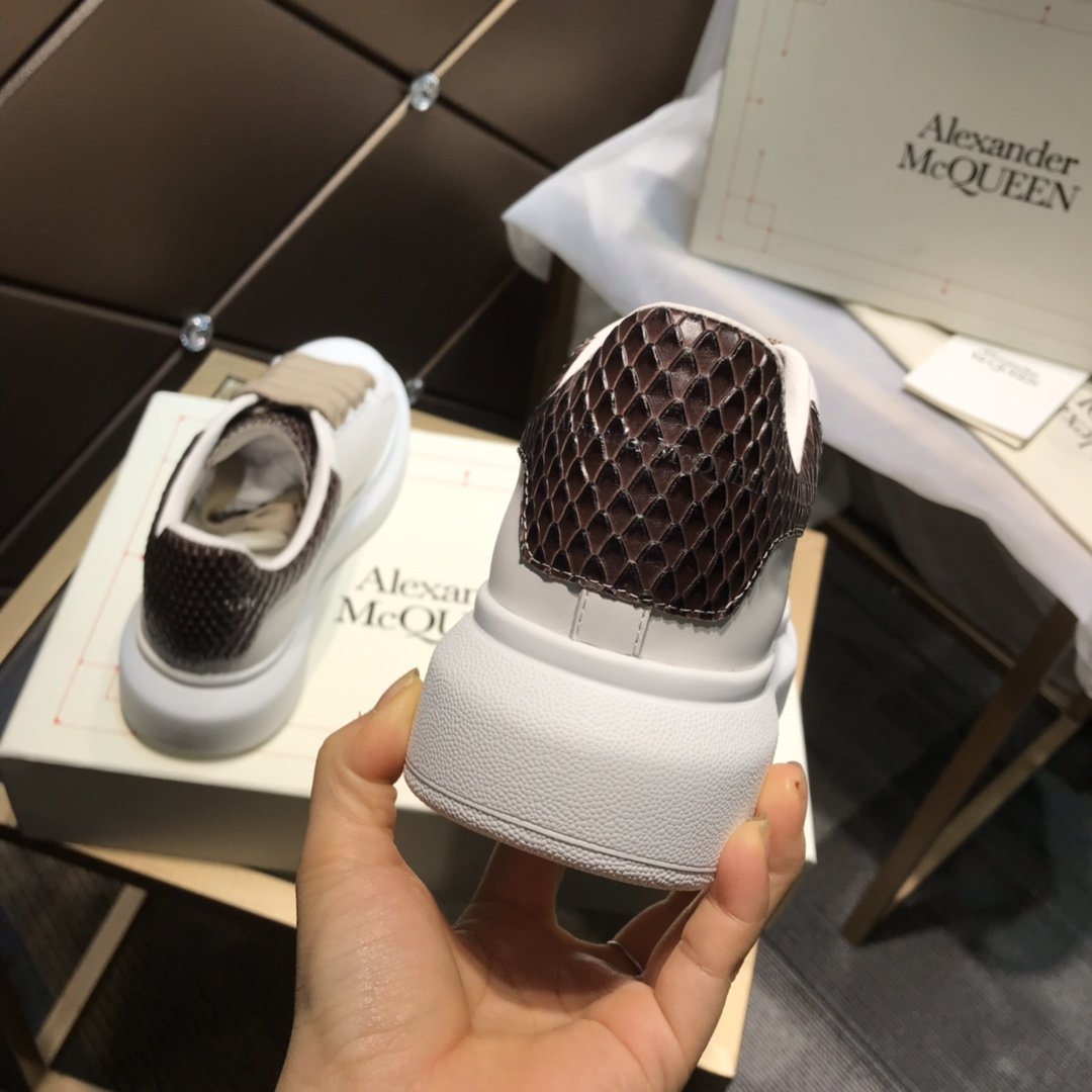 ALEXANDER MCQUEEN BICNAHE E MARRONE