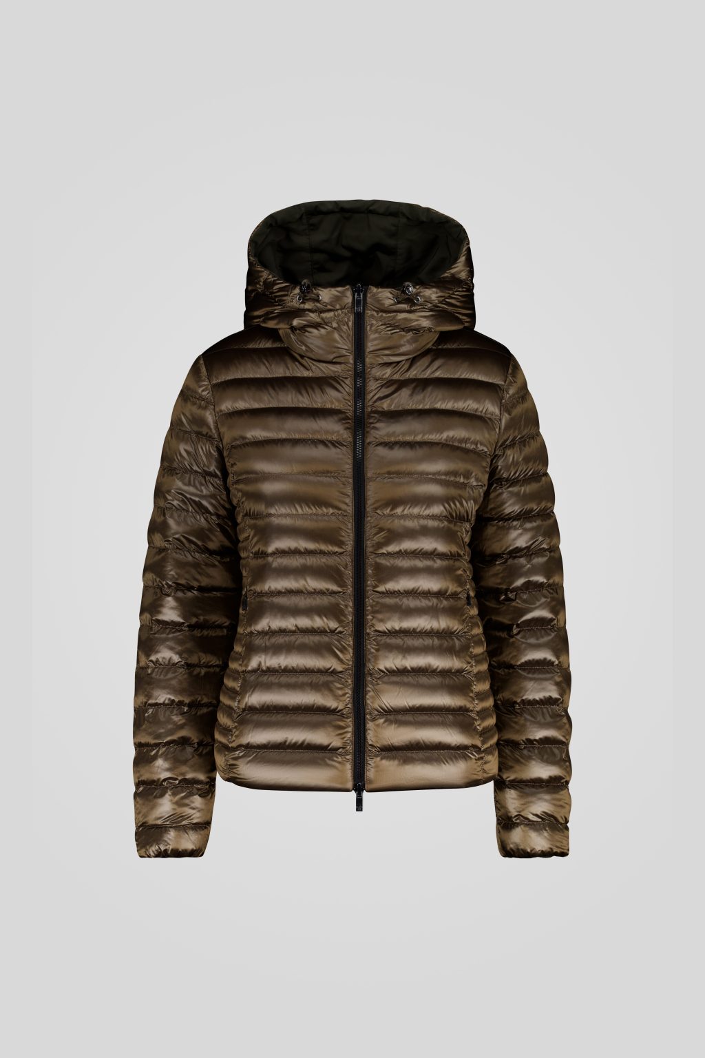 Piumino Ciesse corto verde militare reversibile