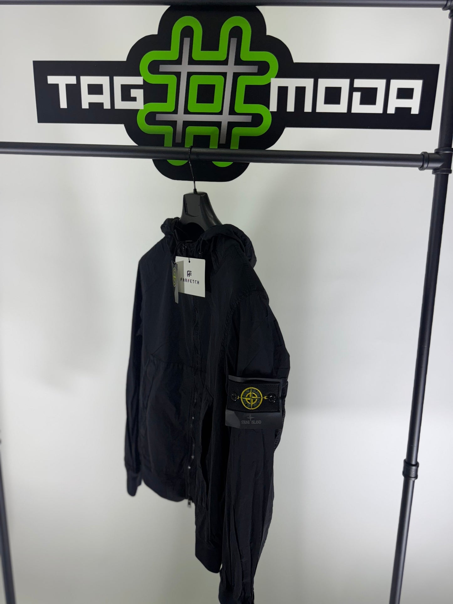 Giacca Stone Island - Nera Primaverile