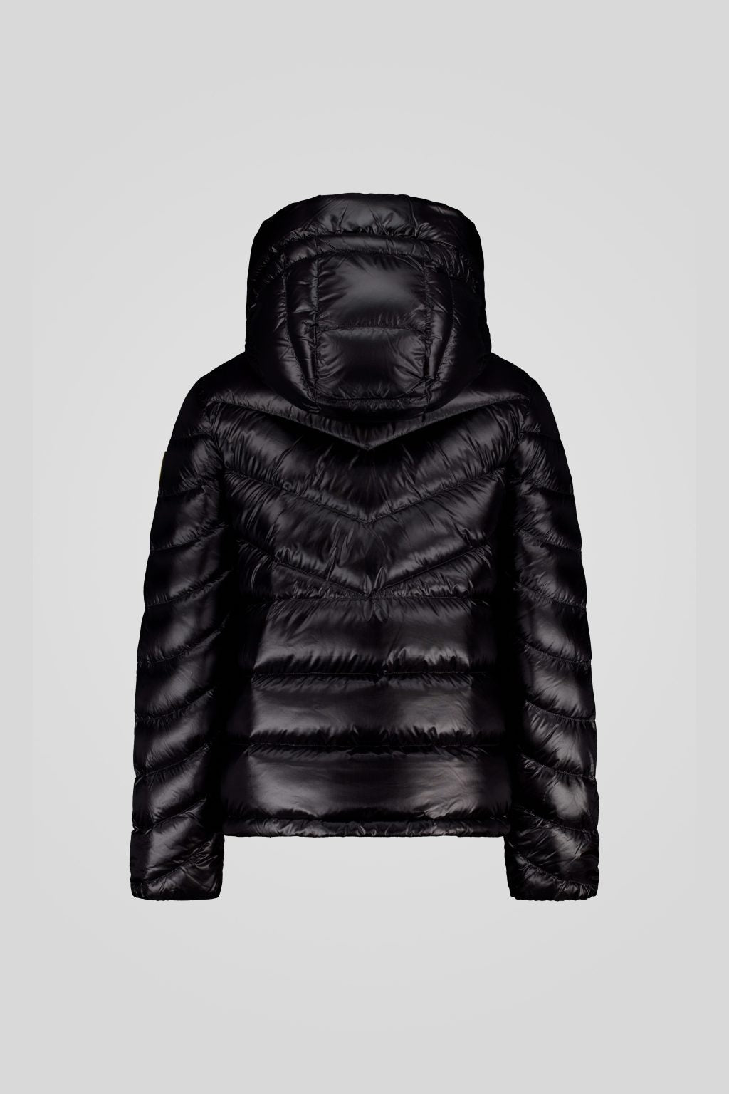 Piumino Ciesse corto nero con cappuccio staccabile
