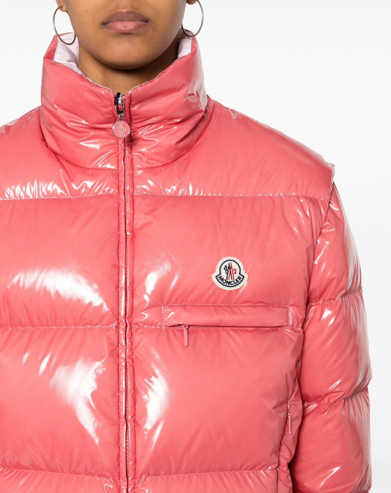 GIUBBINO MONCLER DONNA CORTO PESCA